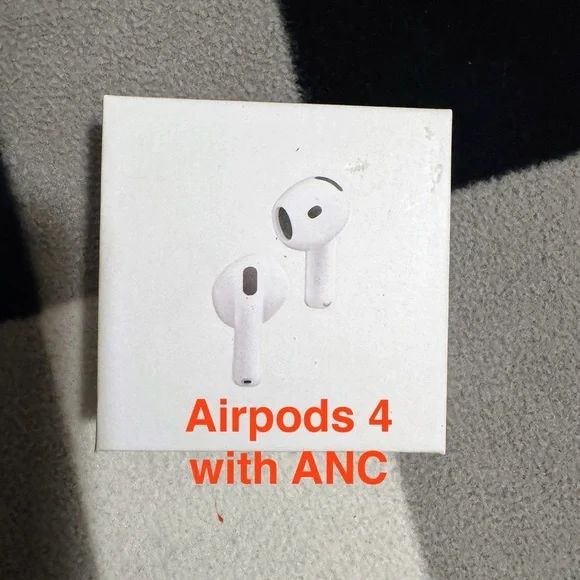 NWT Apple AirPods 4 with ANC - White - Picture 1 of 3